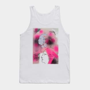 Pink French Lady Tank Top